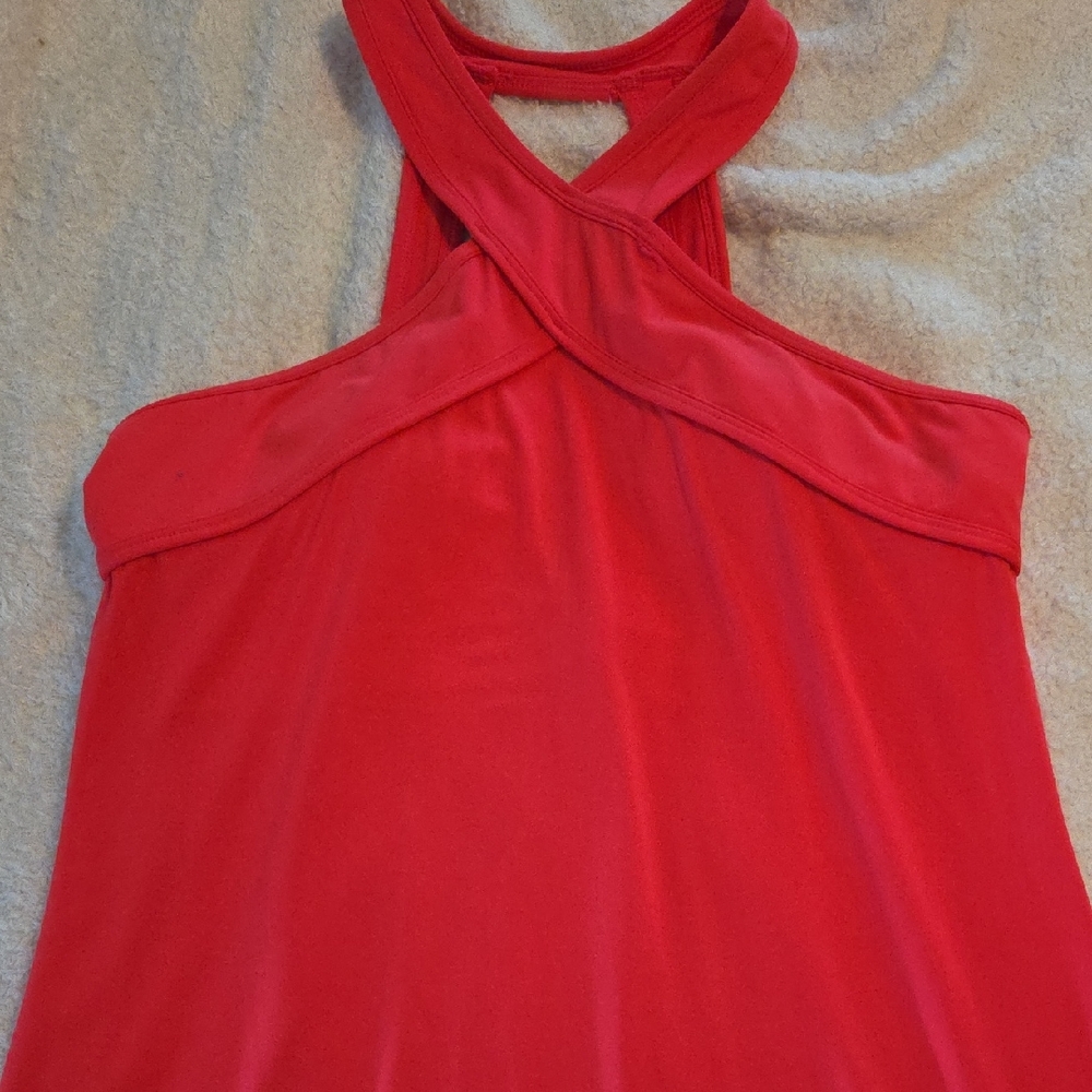 Fabletics Red Halter Dress